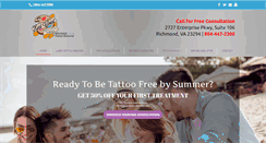 Desktop Screenshot of eastcoastlasertattooremoval.com